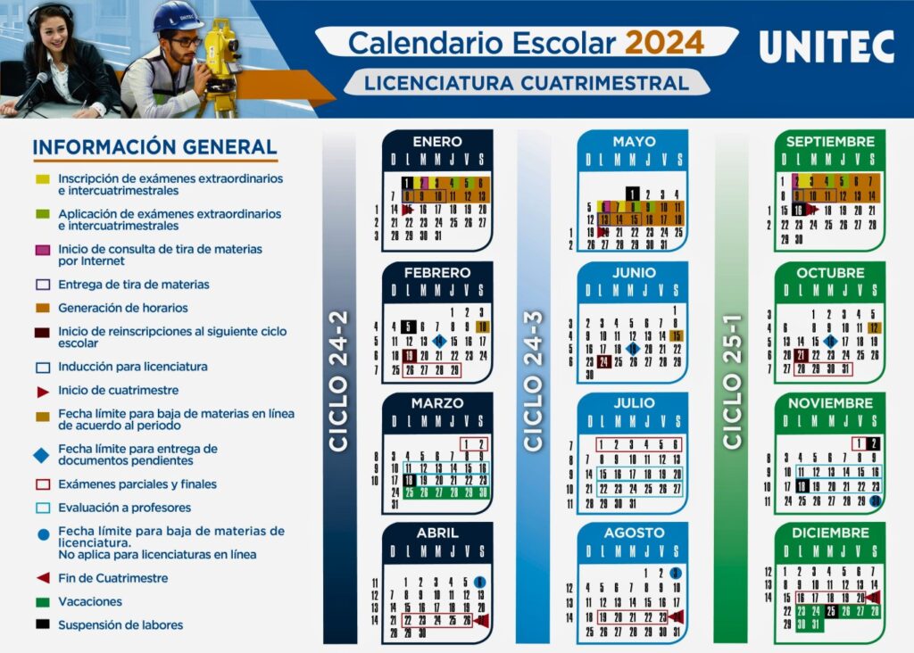 calendario unitec